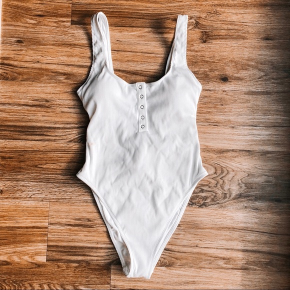 aerie white one piece
